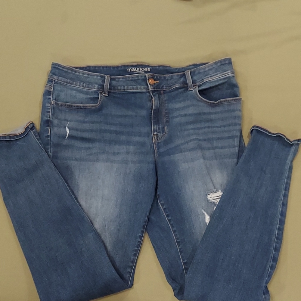 Destructed Cuff Jegging 22W X-Long